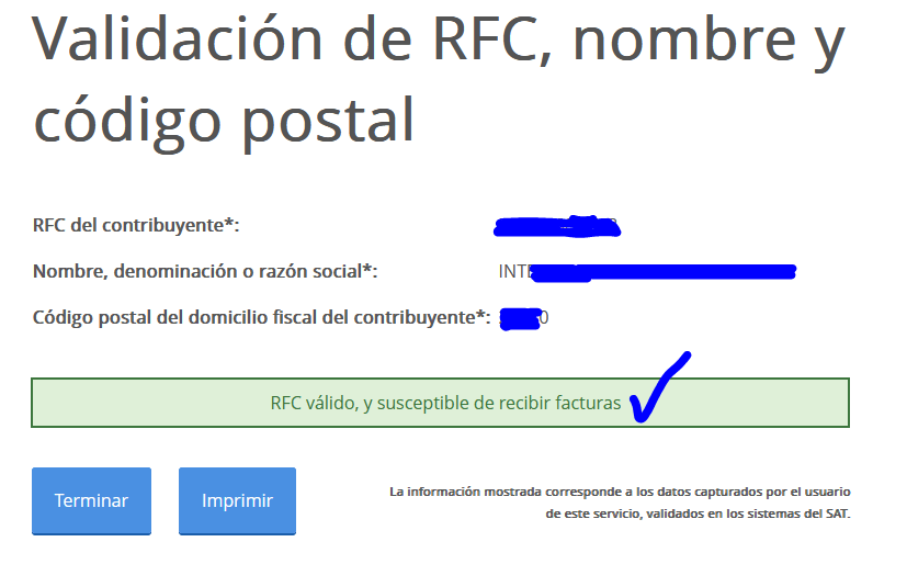 Artículo ERROR EN EL NOMBRE O CÓDIGO POSTAL AL FACTURAR 4.0 EN